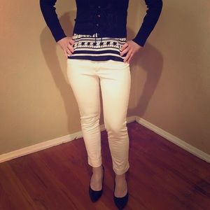 Banana Republic Sloan Fit cream pants